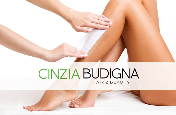 Cinzia Budigna Catania cera mezza gamba