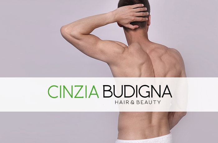 Cinzia Budigna Catania cera schiena uomo