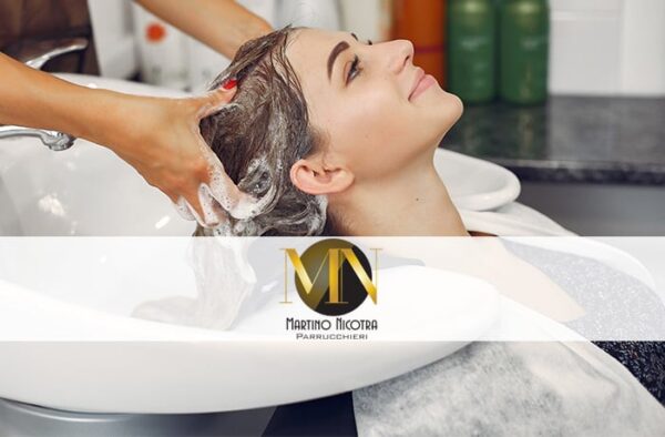 trattamento capelli cute grassa Martino Nicotra parrucchieri catania