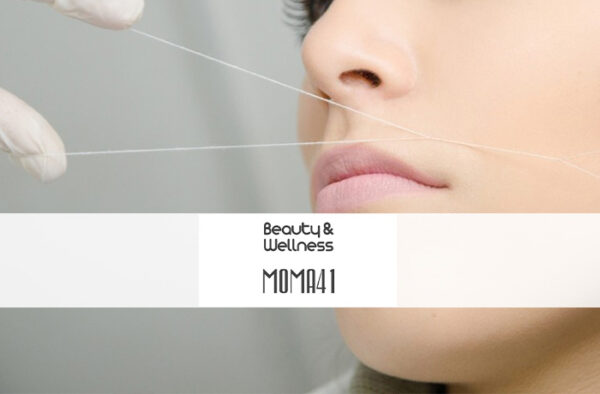 epilazione con filo arabo baffetti Milano